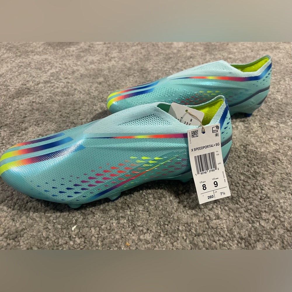 Adidas X Speedportal Plus + SG Men's Soccer Cleats, World Cup Pack US Size 8